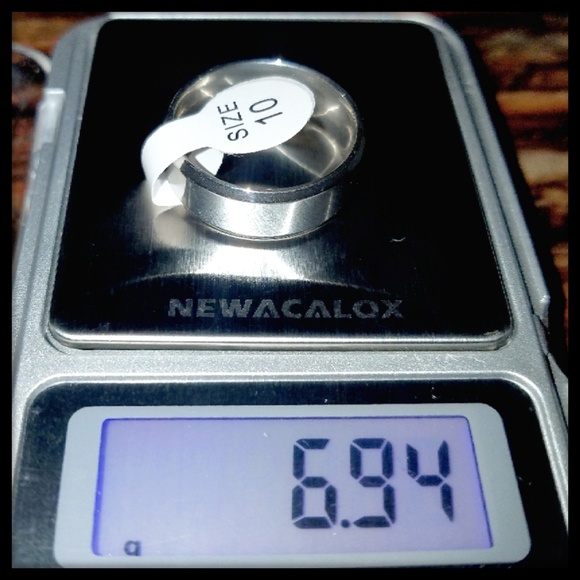 Mens Silver Band Ring Weddibg Anniversary Engagement NWT - Picture 4 of 6